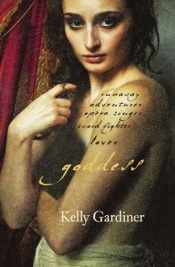 Image of book cover - Goddess, a book about Julie d'Aubigny
